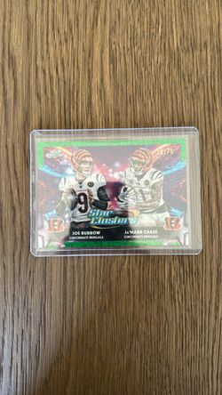 Joe Burrow/Ja’marr Chase Green Star Clusters 15/75
