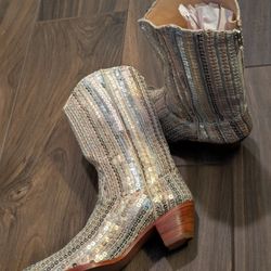 Sequin Boot Size 8.5