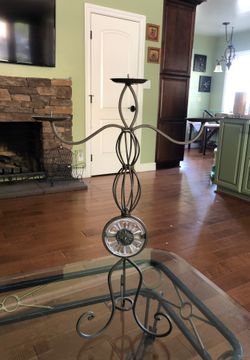Candleholder metal stand