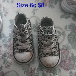 Girls Shoes Converse Size 6c