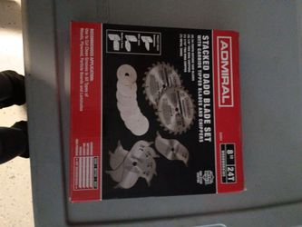 Admiral 8" Stacked Dado Blade Set 24T