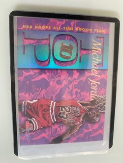 1995 Hoops NBA Bulls Michael Jordan Top Ten Card #AR7 NEAR MINT $140 OBO