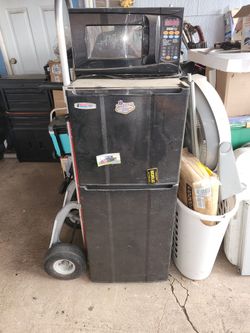 Mini Refrigerator With Microwave