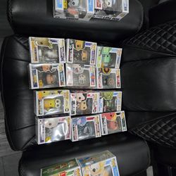 16 Funko Pop Mixed Lot Disney Ghostbusters Minions Marvel Video Games 