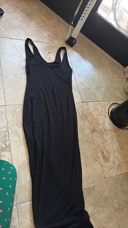 Black Sleeveless long Maxi Dress