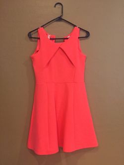 Neon pink/orange sundress