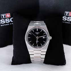 Tissot Classic PRX/316L Black Stainless Steel 40mm Watch 