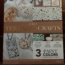 Resin wall art and Terrazzo crafts