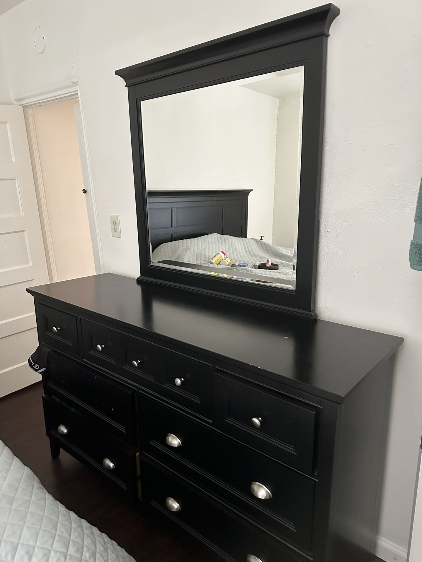 Elegant Dresser with Mirror