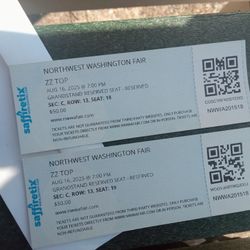 ↖️NorthWest Washington Lynden Fair Grounds -ZZ Top- Icons & concert Headliners Sat August 16th 7:00pm!!??!!