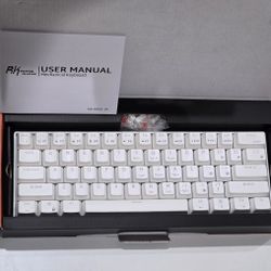 RK ROYAL KLUDGE RK61 Wired 60% Mechanical Gaming Keyboard Programmable QMK/VIA RGB Backlit Compact