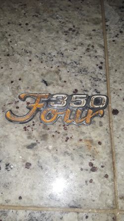 Single CB350 four badge