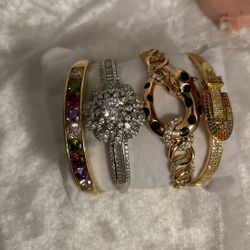 Brazaletes 14 K Gold Plated 