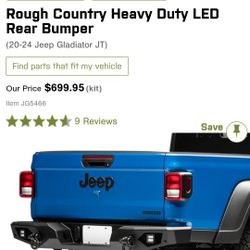 JEEP GLADIATOR ROUGH COUNTRY REAR BUMPER - BRAND NEW