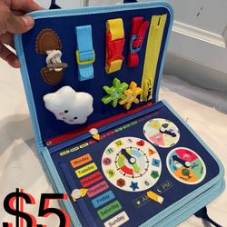 $5 educational Montessori skill development Toy /Soft book