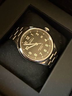 Shinola Vinton 38mm Stainless Steel Watch - Black Dial (With Original Box)