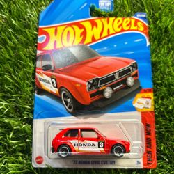 Hot Wheels 1973 Honda Civic Custom #10 #HotWheels