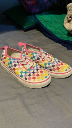 Toddler girls size 10 slip on vans