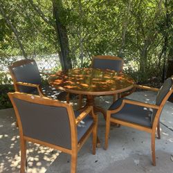 Table And 4 Chairs