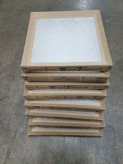 8x Koch 16x16x2 Fiberglass Disposable Furnace Filters 16 x 16 x 2 filter