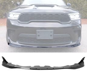 21-26 Dodge Durango Front Bumper Lip Hellcat Style Gloss Black