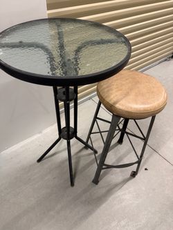 Patio Table with matching stool