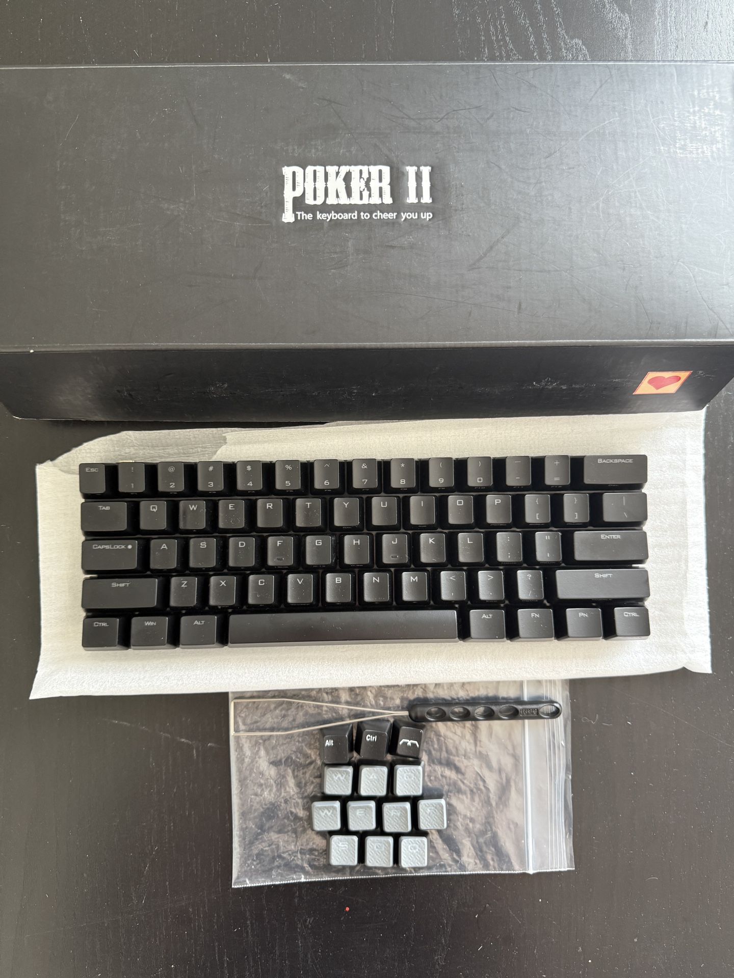 Old keyboard, Poker II, Working but parts only