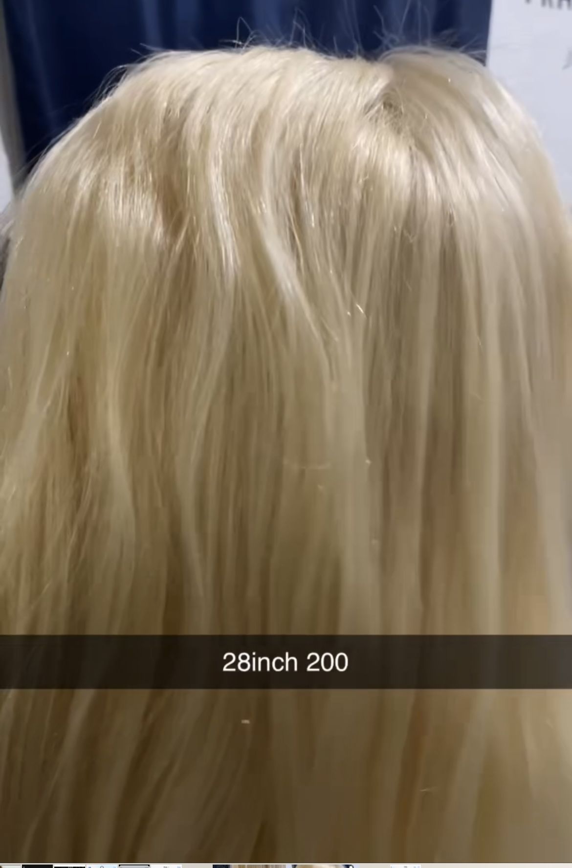 613 Blonde Lace Front Wig. 