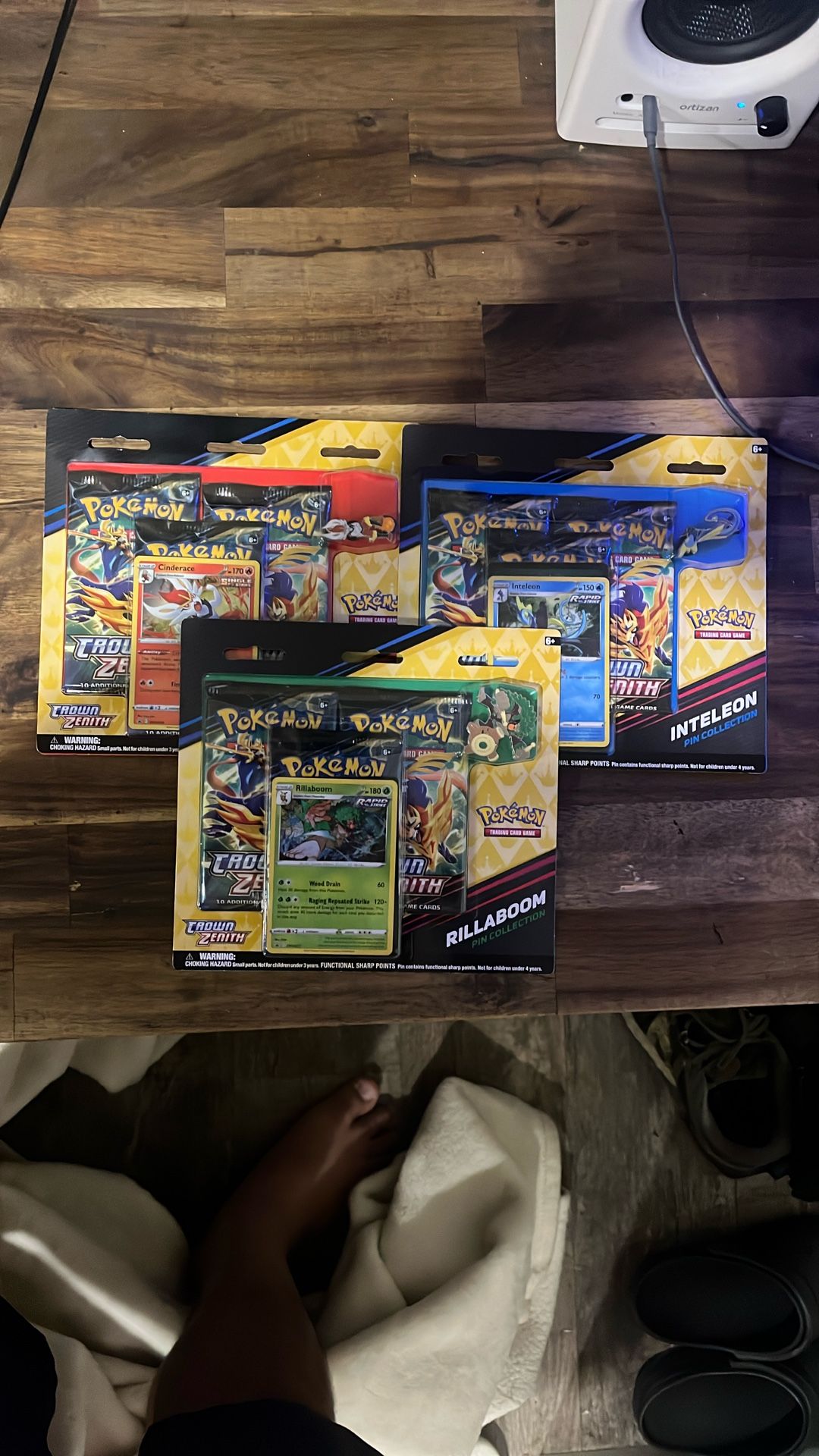 Pokemon Crown Zenith Pin Collection Pack Set