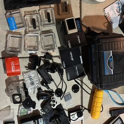 Go Pro With Accessories 