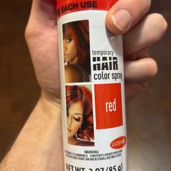 Temporary Red Hair Coloring Spray 