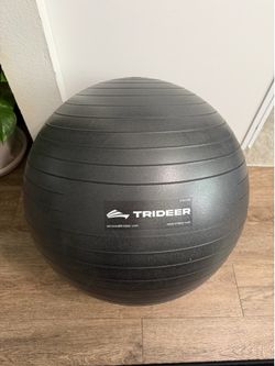 Fitvids Exercise Ball for Fitness, Yoga, Pilates with Quick Pump, Anti-Slip and Anti-Burst Balance Ball