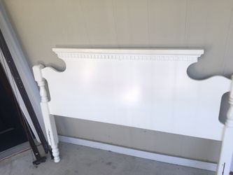 Full size bed frame with hardware