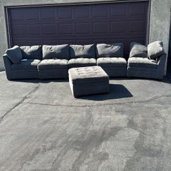 Sectional Couch Gray 