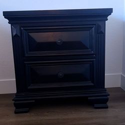 2 USED Black Nightstands