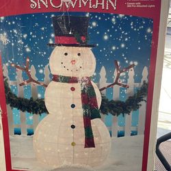 Snowman Outdoor Christmas Decoration