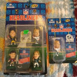 NFL Headliners Collectible Vintage Figures 