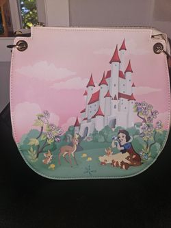 NWT Loungefly Disney Snow White Castle Series Crossbody Bag