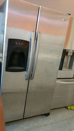 Amana stainless steel refrigerator
