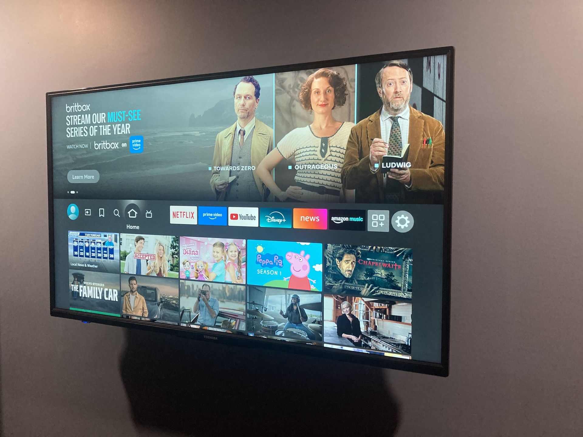 42 inch Toshiba fire TV