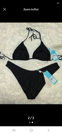 Beach Bunny Swimwear Black Bikini Set