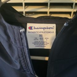 Champion Windbreaker Navy Blue Jacket