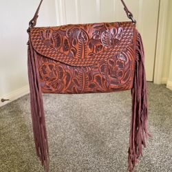 Cute western fringe bag
