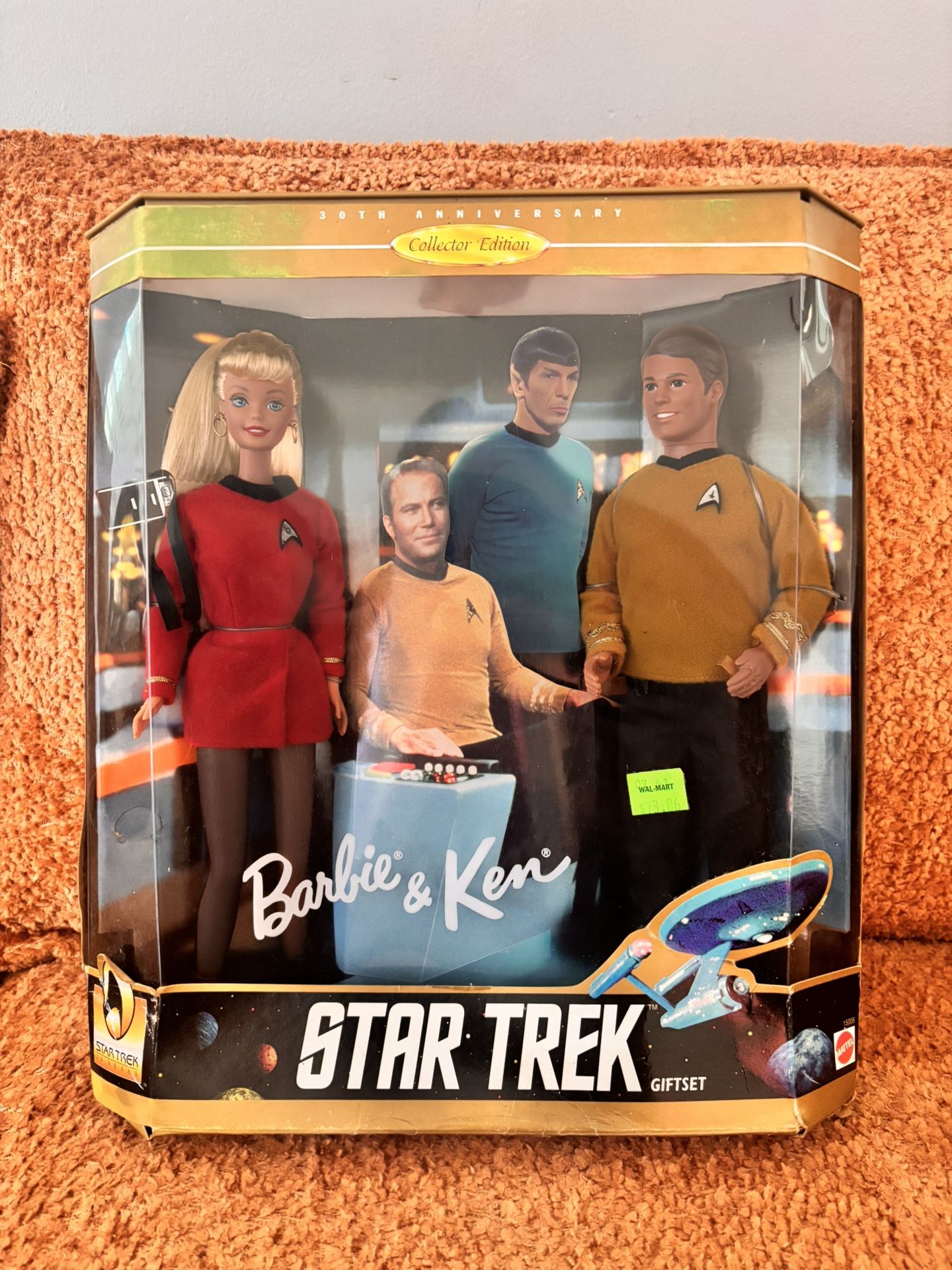 30th Anniversary Collector Edition Barbie And Ken Star Trek Gift Set (Unopened)