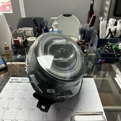 MINI COOPER F55/F56 AND CLUBMAN F54  OEM CHROME LEFT DRIVER LED HEADLIGHT HOUSING 2019-2024