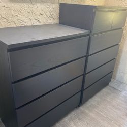 4-Drawer and 6-Drawer Dresser Set - Local Delivery Available for A Fee - See My Other Items 😀