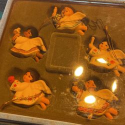 Avon Porcelain Angel Christmas Tree Decorations