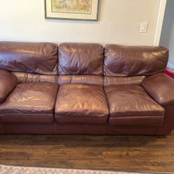 Leather Couch 