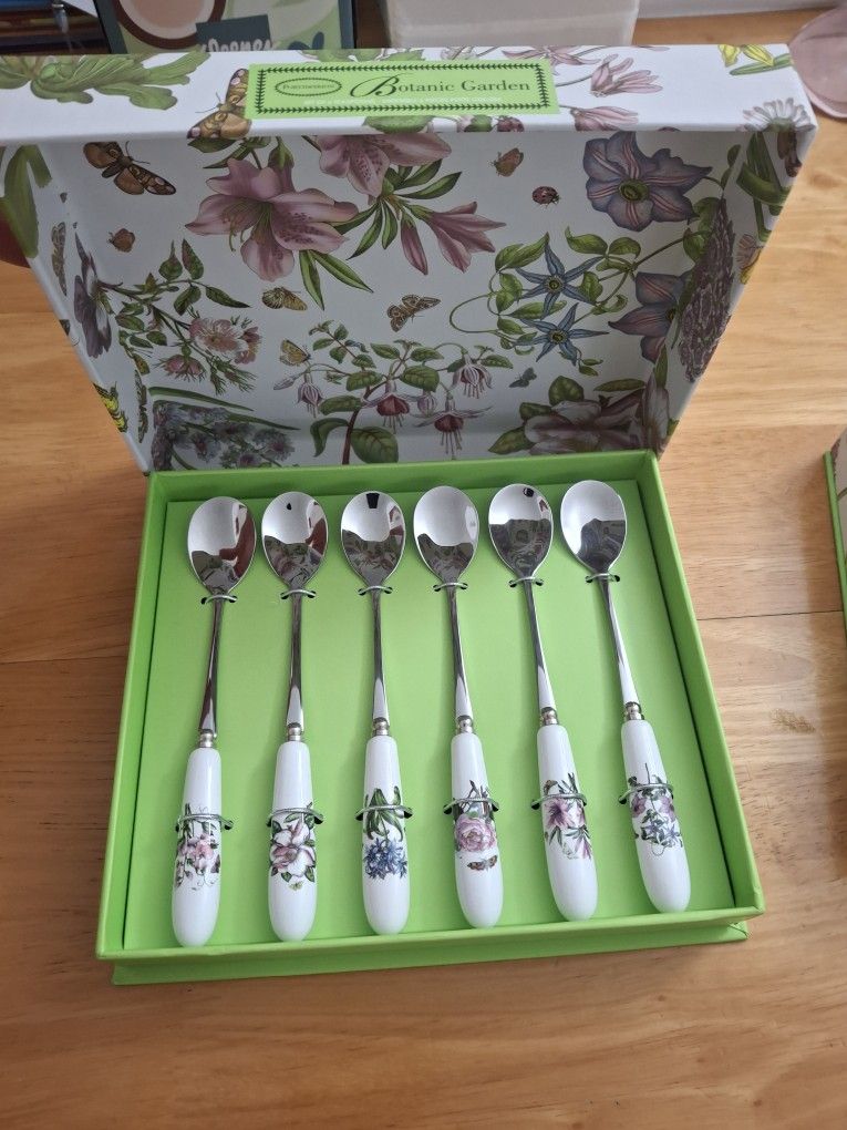Portmeirion Botanic Garden 6" Teaspoons (Set of 6)