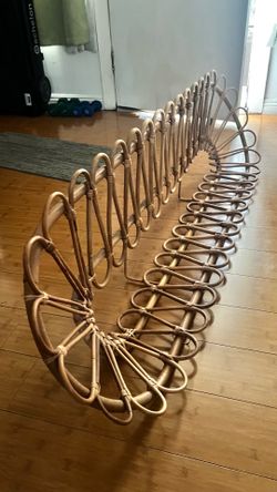 Urban Outfitters Mariella Rattan Headboard Walk Shelf